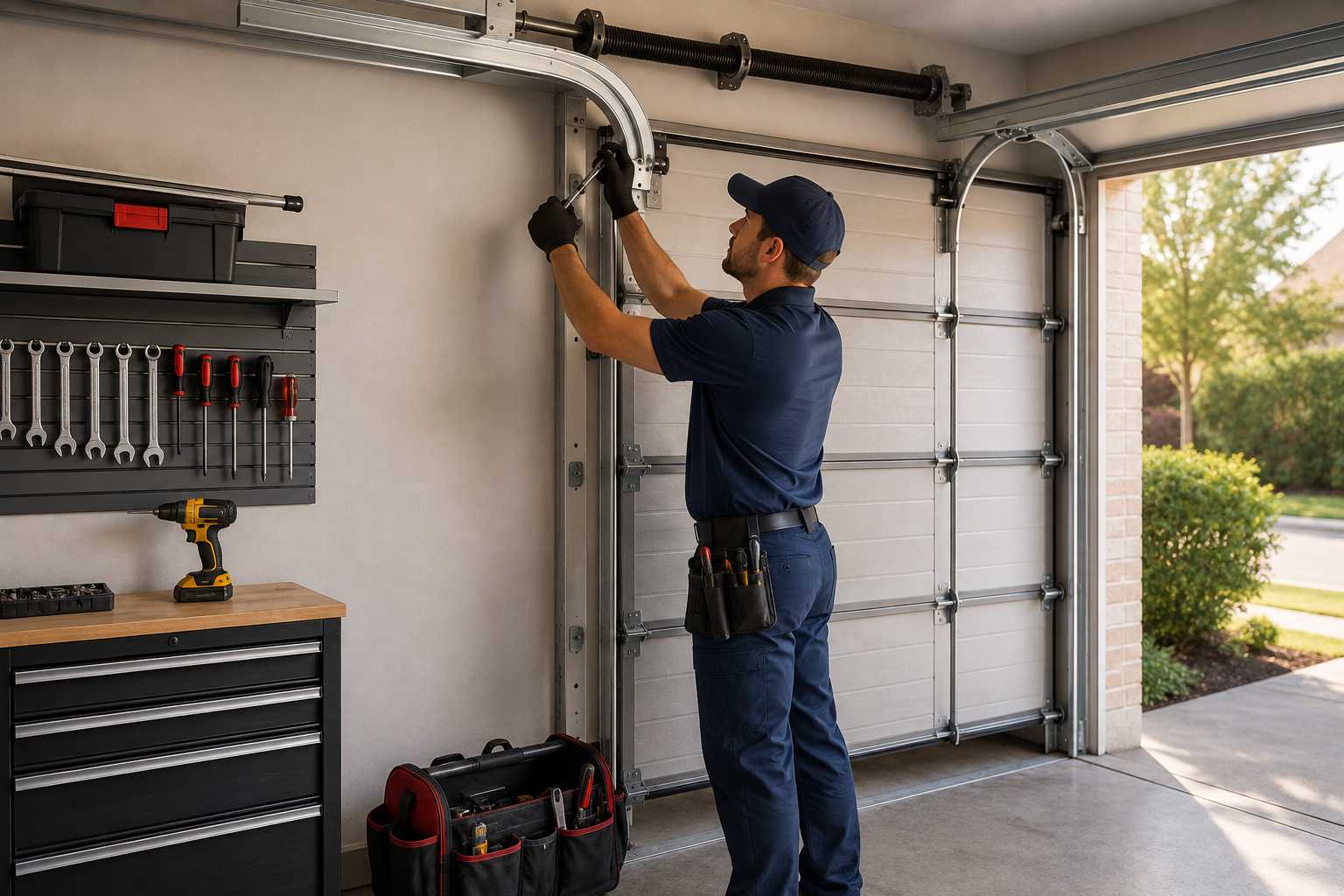Professional garage door care and maintenance to keep the system running smoothly in Bellaire TX
