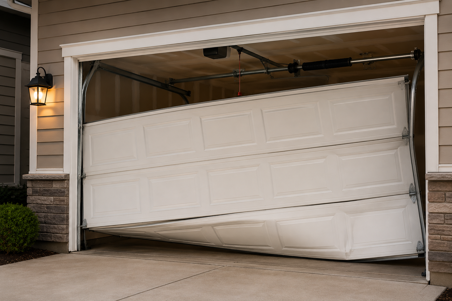Emergency residential garage door repair in Bellaire TX