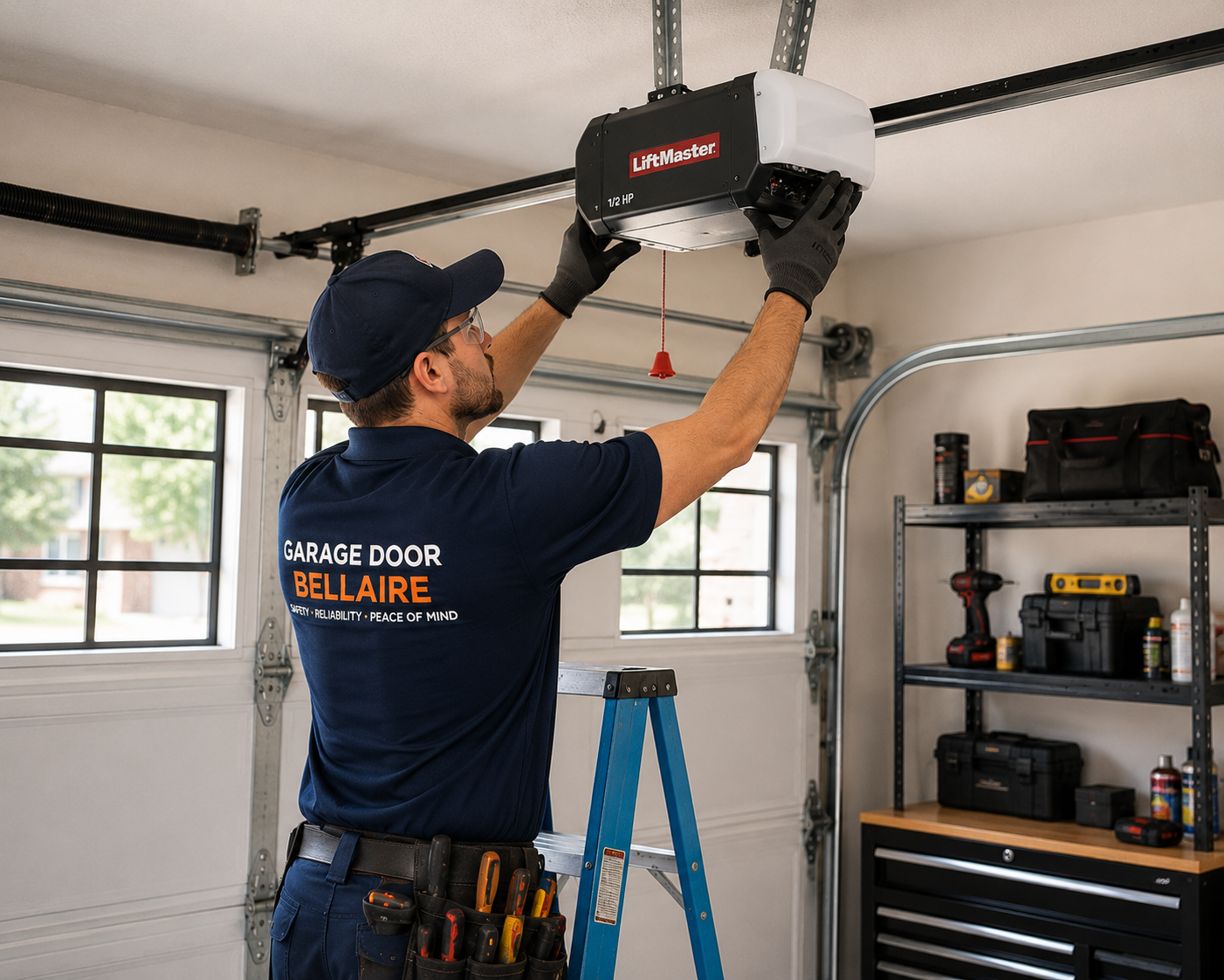 Garage door opener service