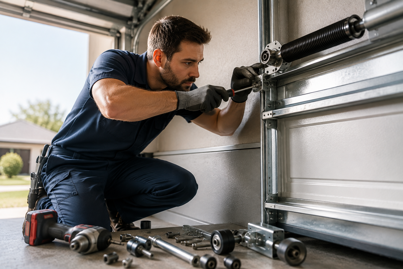 Garage door repair in Bellaire TX