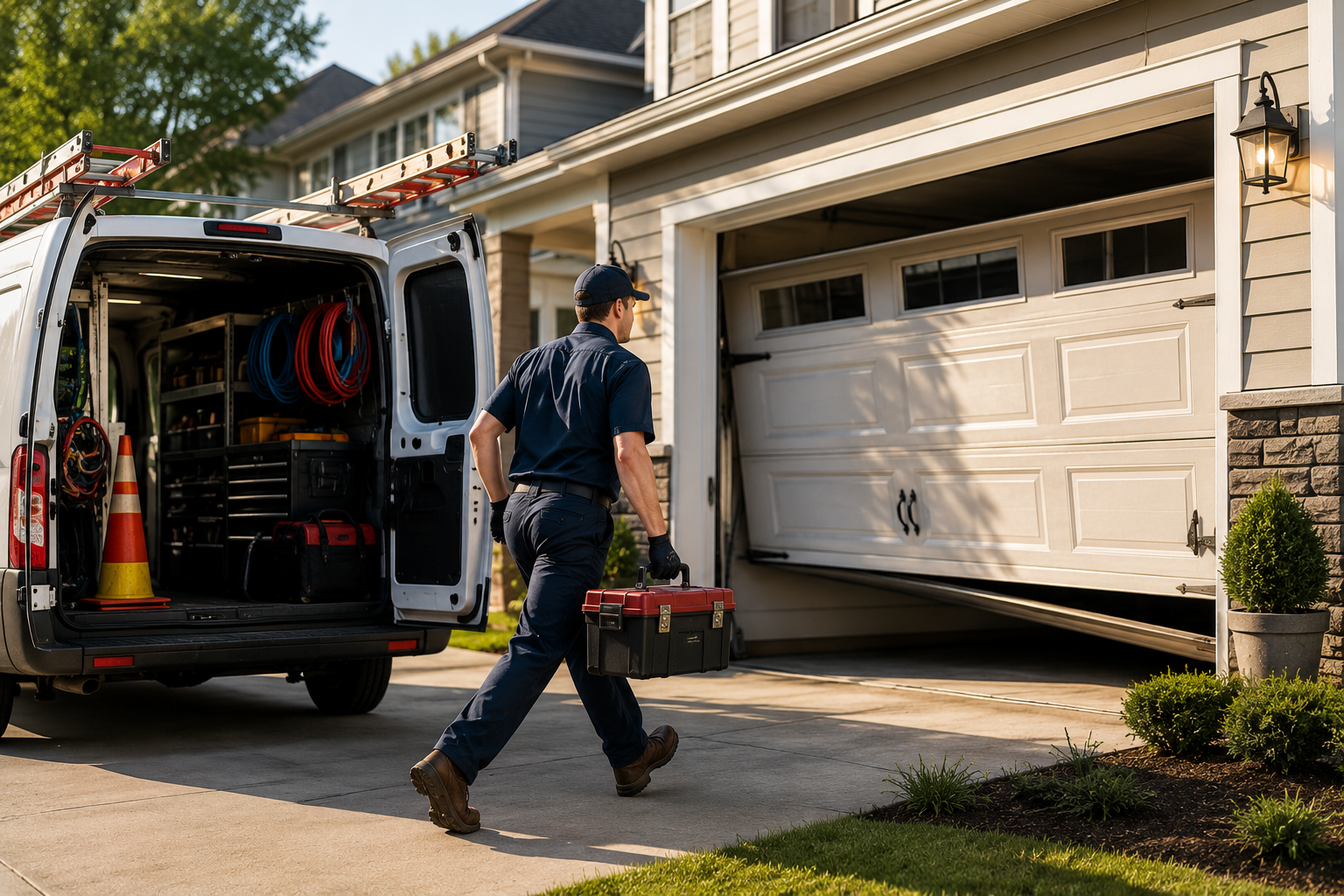 Rapid garage door service in Bellaire TX